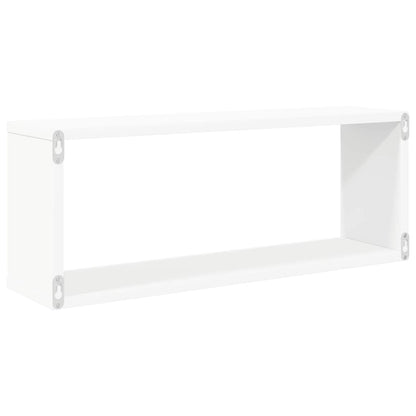 Wall Cube Shelf 6 pcs White 60x15x23 cm Engineered Wood
