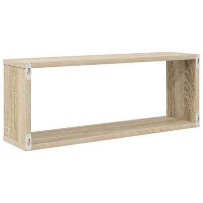 Wall Shelf | Set of 4 | Sonoma oak | Engineered wood