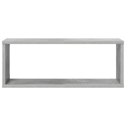 Wall Shelf | Set of 6 | Concrete Grey | Engineered Wood | Medium