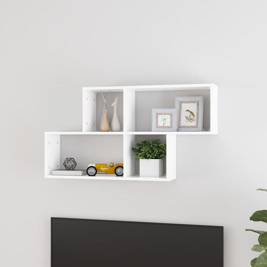 Wall Shelf | White | Engineered Wood | Medium | Wall Mounting