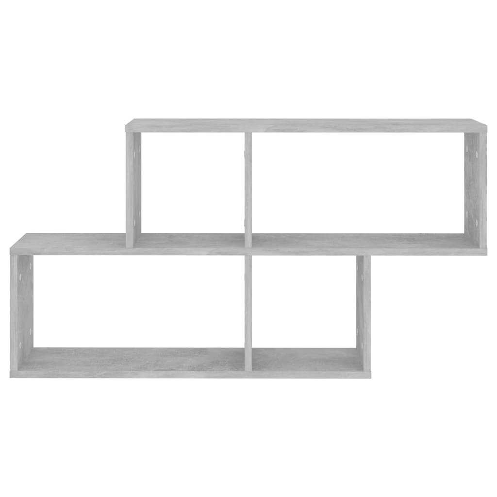Wall Shelf | Concrete grey | Engineered wood | Medium | Wall mounting