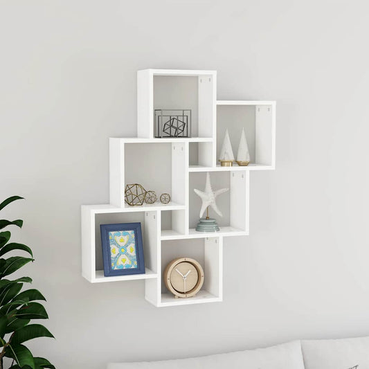 Wall Shelf | White | Engineered wood | Medium | Wall Shelf | Square