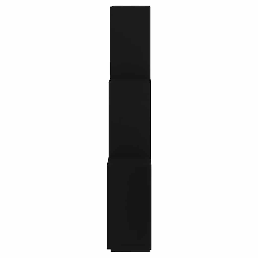 Wall Shelf | Black | Engineered Wood | Medium | Wall Shelf | Cubic