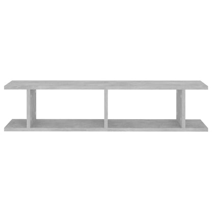 Wall Shelf | Set of 2 | Concrete grey | Engineered wood | Medium