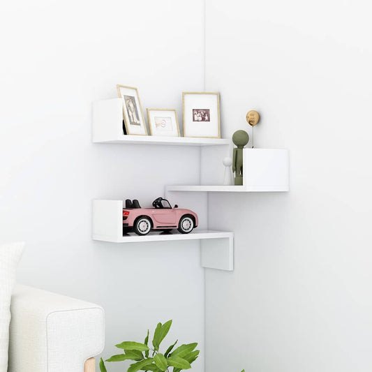 Wall shelves Wall-Mounted White 40 x 40 x 49.5 cm