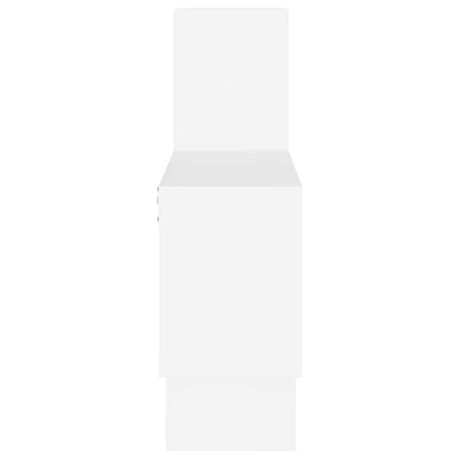 Car-shaped Wall Shelf White 82x15x51 cm Engineered Wood
