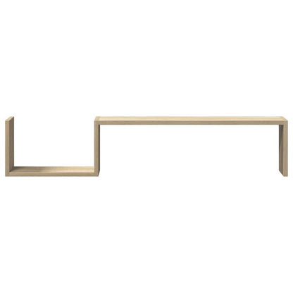 Wall Shelf 2 pcs Sonoma Oak 100x15x20 cm Engineered Wood