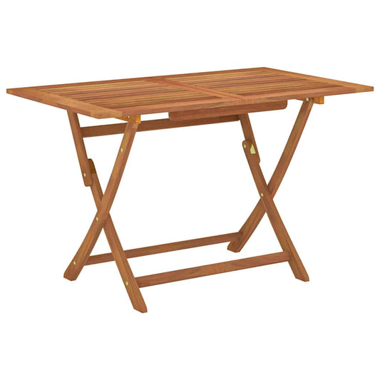 Garden Table | Brown | Solid eucalyptus wood | Medium | Foldable