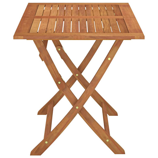 Garden Table | Brown | Solid eucalyptus wood | Medium | Foldable