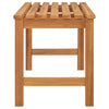 Garden Bench 114 cm Solid Teak Wood