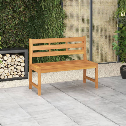 Garden Bench | Warm Teak | Solid Teak Wood | Medium | Durable