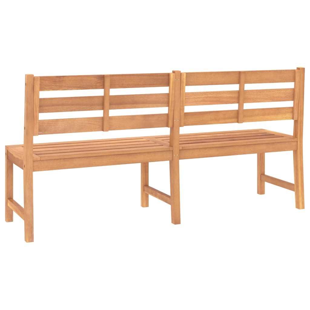 Garden Bench | Warm Wood Tone | Teak Wood | Large | Durable