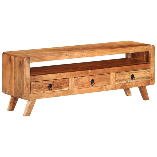 TV Cabinet | Natural Wood | Solid Acacia Wood | Standard | Rectangular