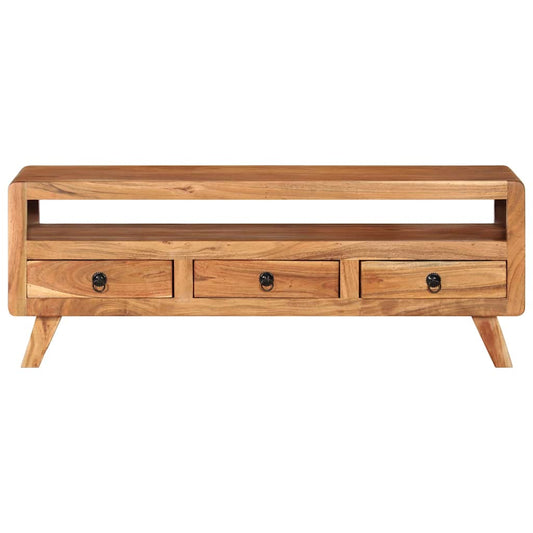 TV Cabinet | Natural Wood | Solid Acacia Wood | Standard | Rectangular