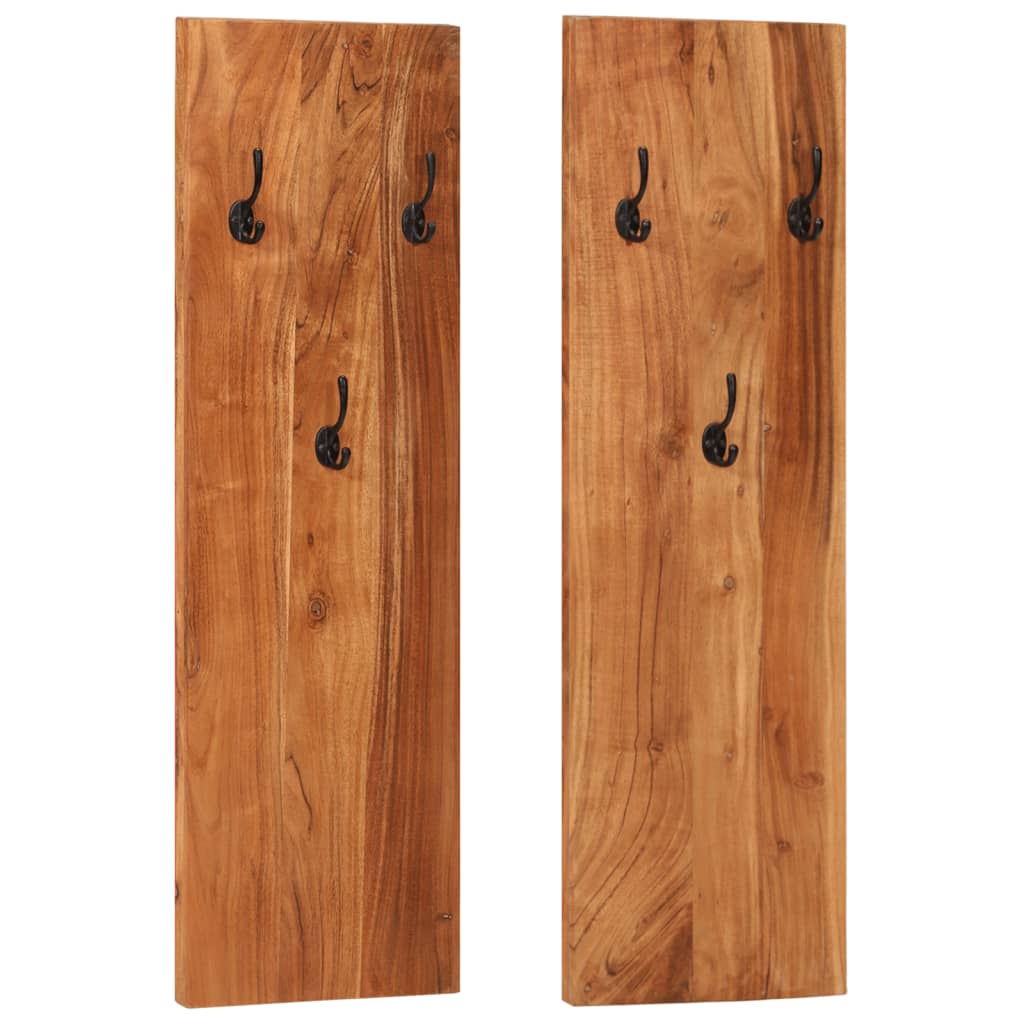 Coat Rack Natural wood Solid acacia wood, powder-coated steel