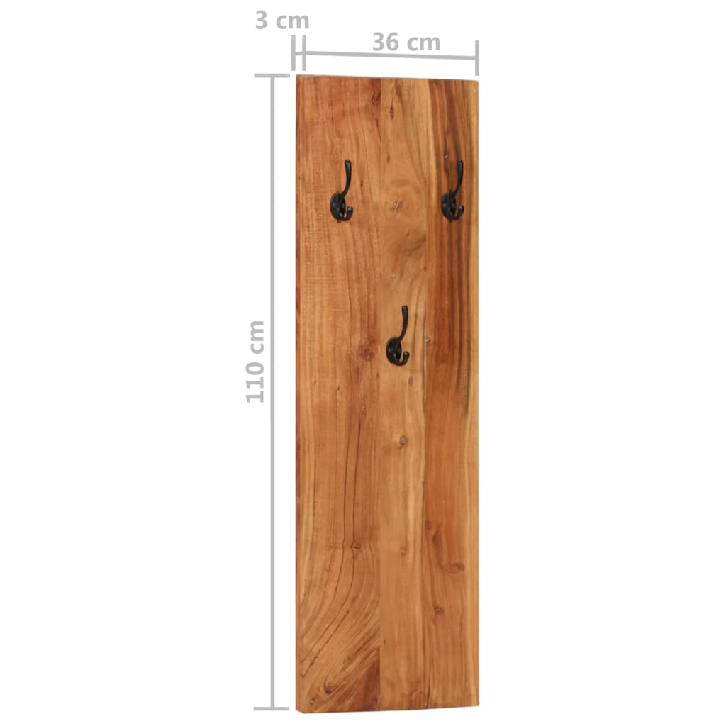 Coat Rack Natural wood Solid acacia wood, powder-coated steel