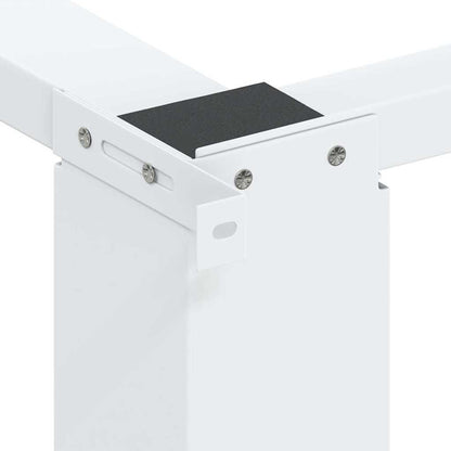 Double Washing and Drying Machine Pedestal White