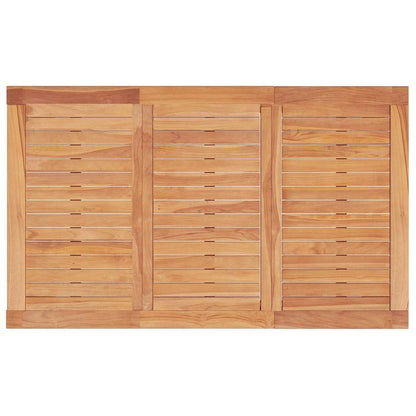 Garden Dining Table 150x90x75 cm Solid Wood Teak
