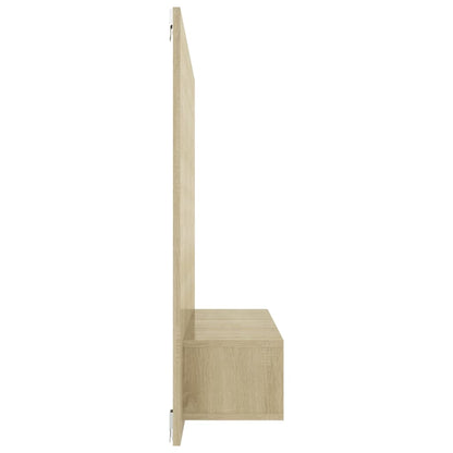 Wall TV Cabinet Sonoma Oak 120x23.5x90 cm Engineered Wood