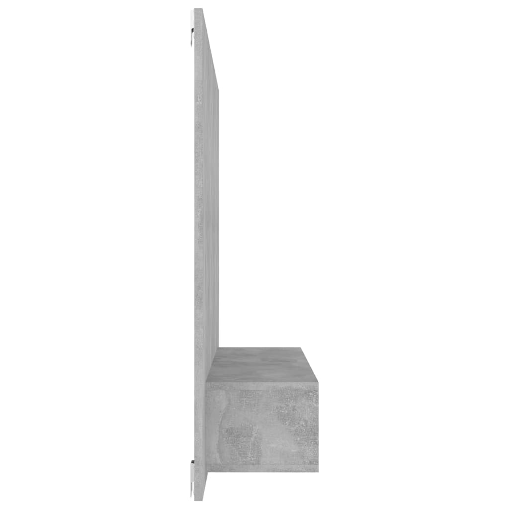 Wall TV Cabinet Concrete Grey 120x23.5x90 cm Engineered Wood