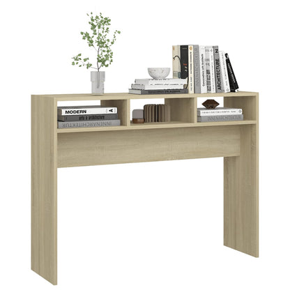 808308 vidaXL Console Table Sonoma Oak 105x30x80 cm Engineered Wood