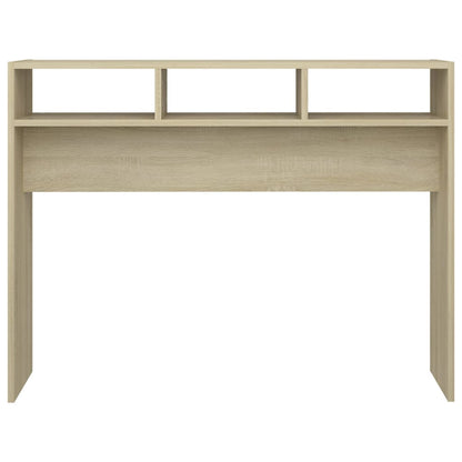 808308 vidaXL Console Table Sonoma Oak 105x30x80 cm Engineered Wood