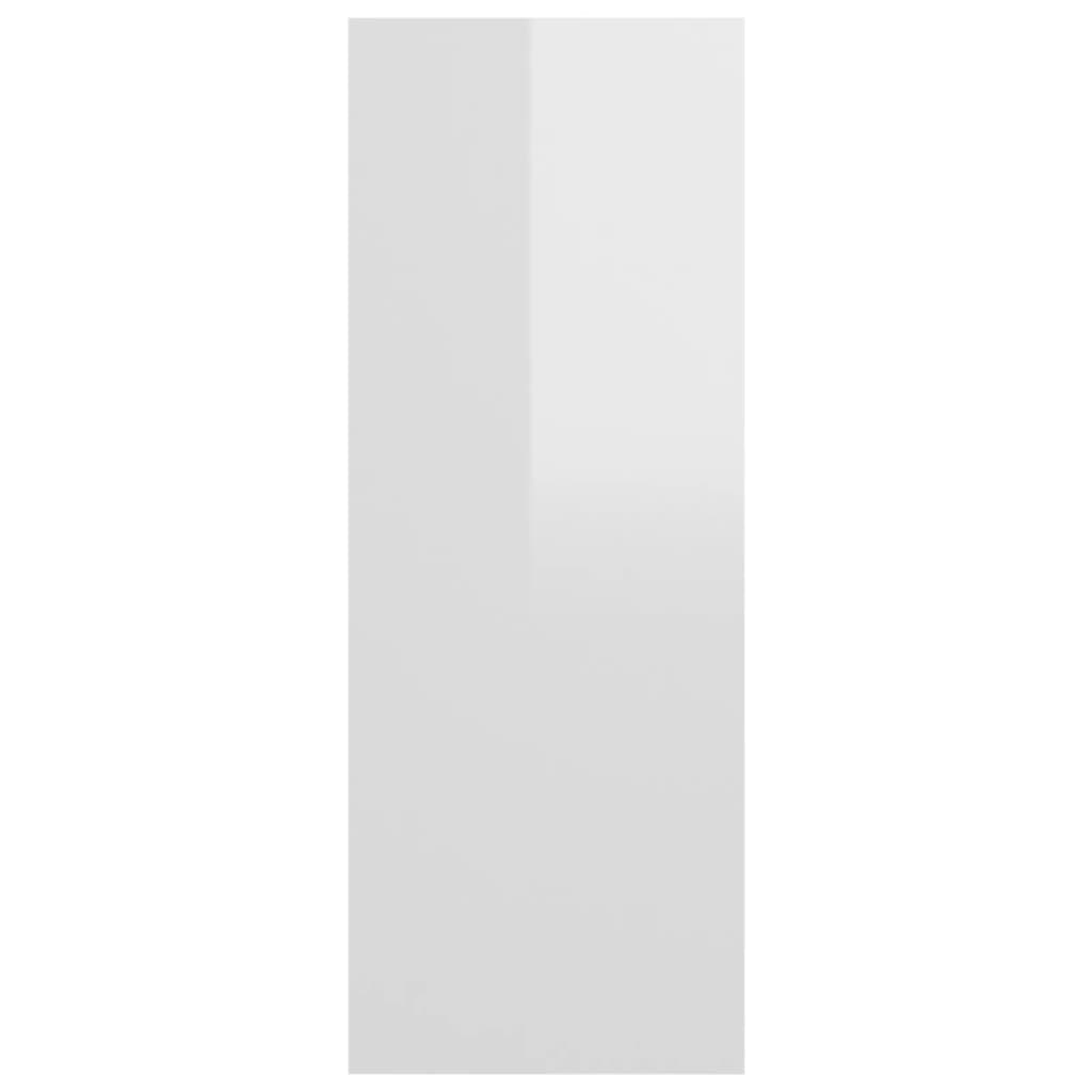 808311 vidaXL Console Table High Gloss White 105x30x80 cm Engineered Wood