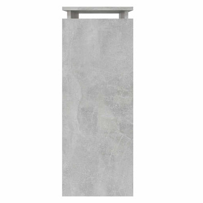 808318 vidaXL Console Table Concrete Grey 80x30x80 cm Engineered Wood