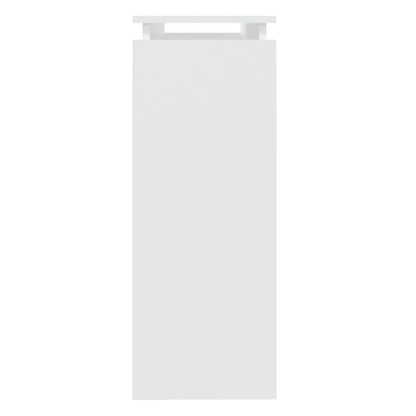 Console Table White 102x30x80 cm Engineered Wood