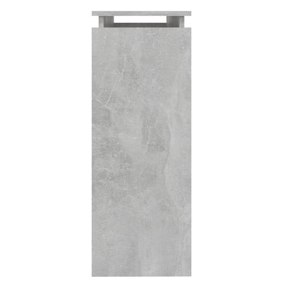 808327 vidaXL Console Table Concrete Grey 102x30x80 cm Engineered Wood