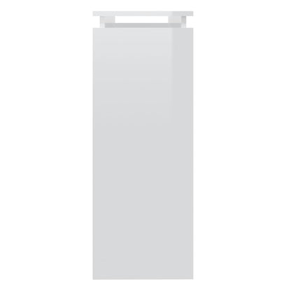 808329 vidaXL Console Table High Gloss White 102x30x80 cm Engineered Wood