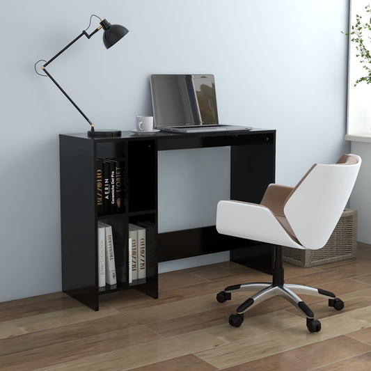 Desk | Black | Engineered wood | Compact | Desk | Rectangular | Modern