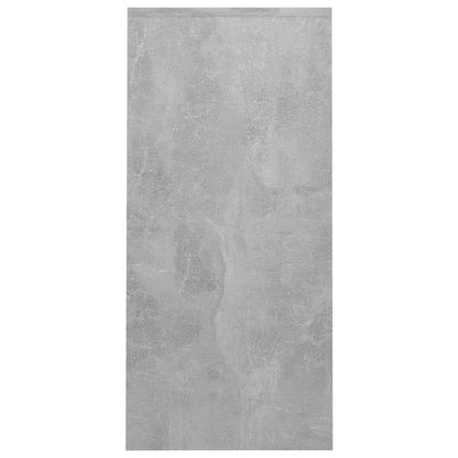Notebook Desk Concrete Grey 102.5x35x75 cm Engineered Wood