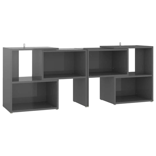 TV Cabinet | High gloss grey | Engineered wood | Standard | Modular