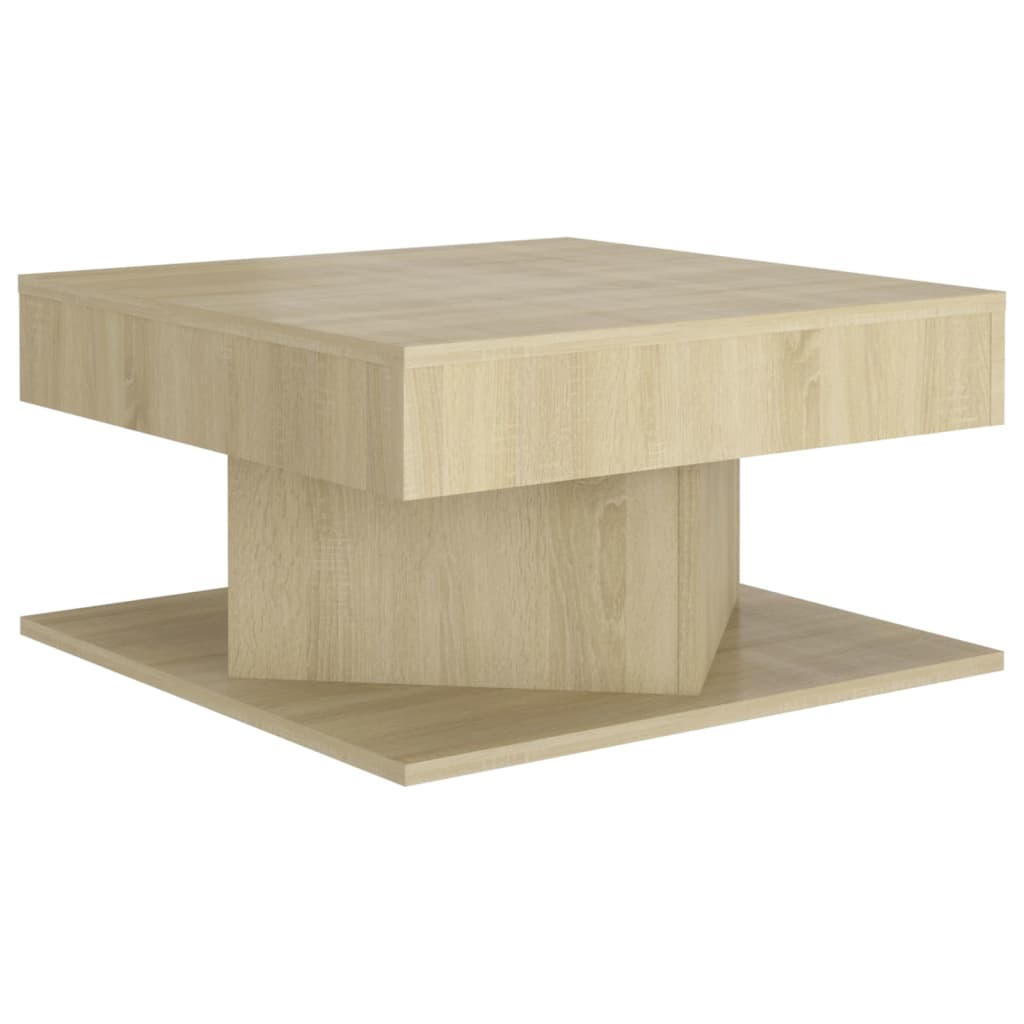 Coffee Table | Sonoma oak | Engineered wood | Small | Simple