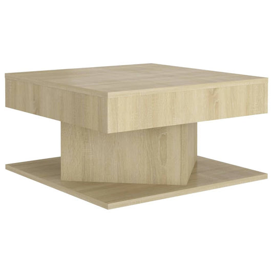 Coffee Table Sonoma Oak 57x57x30 cm Engineered Wood