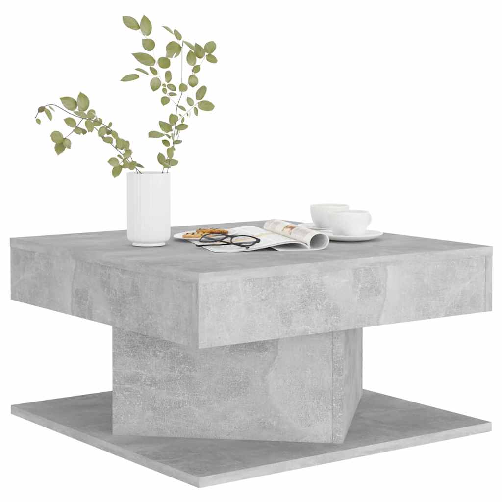 Coffee Table | Concrete grey | Engineered wood | Small |  Simplistic