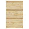 Bedside Cabinet 40x29.5x64 cm Solid Pine Wood