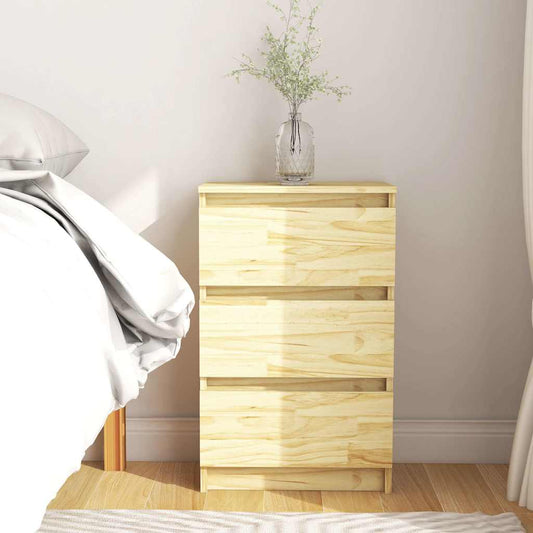 Bedside Cabinet | Untreated Pine | Solid Pine Wood | Bedside Cabinet