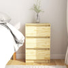 Bedside Cabinet 40x29.5x64 cm Solid Pine Wood