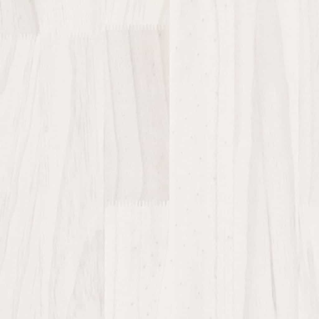 Bedside Cabinets 2 pcs White 40x29.5x64 cm Solid Pine Wood