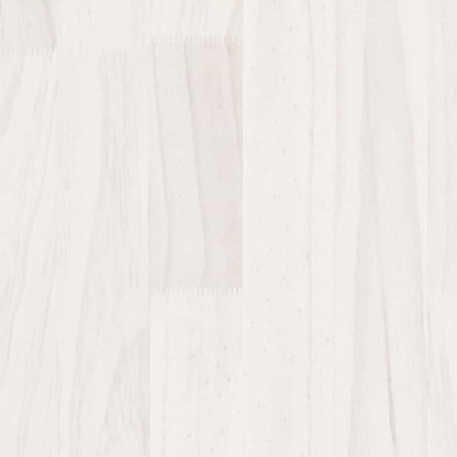 Bedside Cabinets 2 pcs White 40x29.5x64 cm Solid Pine Wood