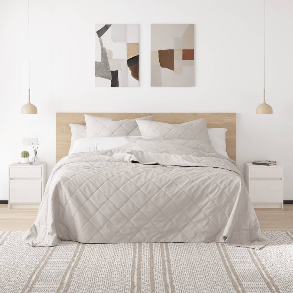 Bedside Cabinets 2 pcs White 40x31x50 cm Solid Pinewood