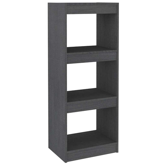 Book Cabinet | Grey | Solid Pinewood | Medium | Book Cabinet