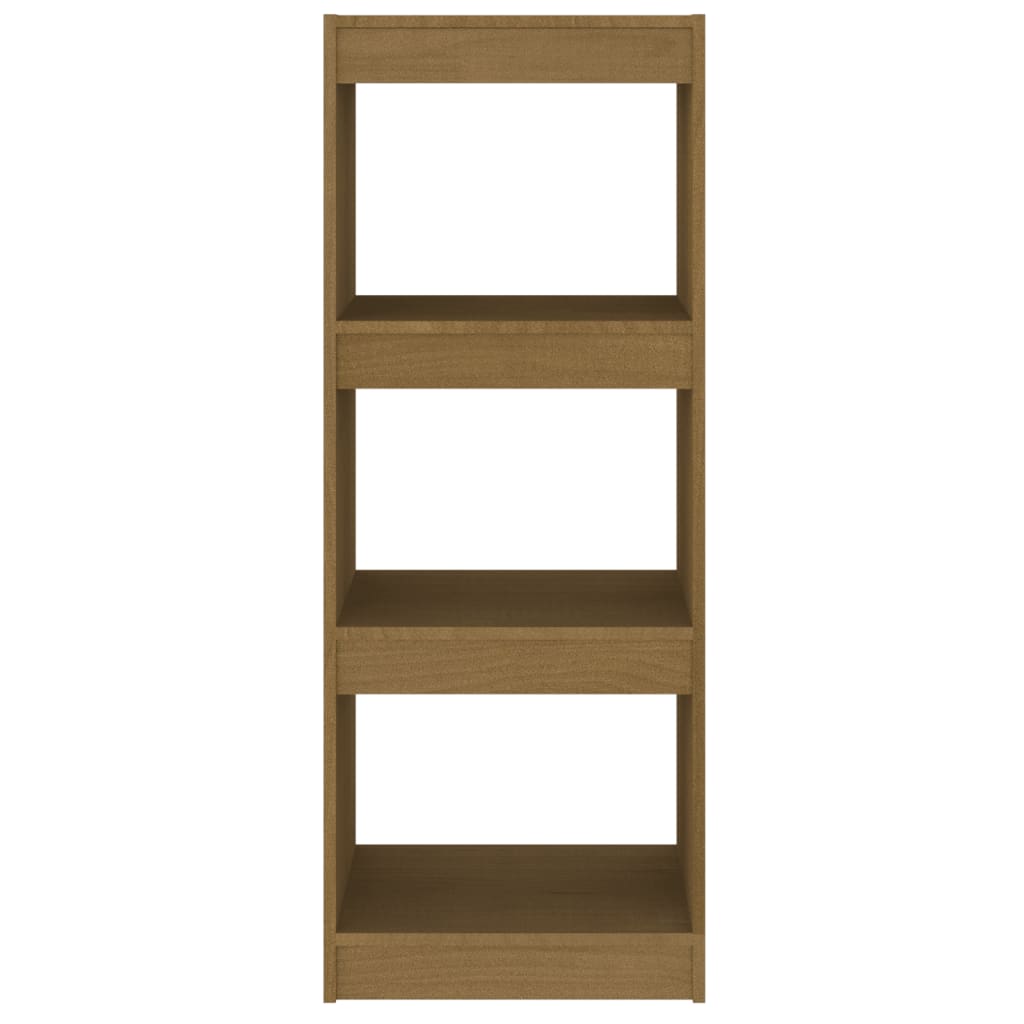 Book Cabinet/Room Divider Honey Brown 40x30x103.5 cm Pinewood