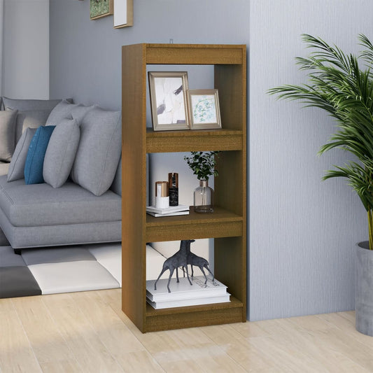 Book Cabinet | Honey brown | Solid pinewood | Medium | Storage