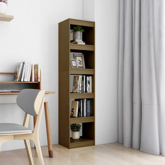 Book Cabinet | Honey brown | Solid pinewood | Standard | Book Cabinet