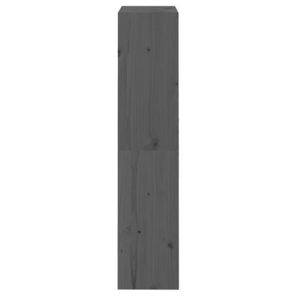 Book Cabinet/Room Divider Grey 60x30x135.5 cm Solid Wood Pine