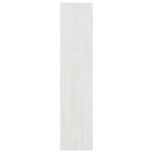 Book Cabinet/Room Divider White 100x30x135.5 cm Solid Pinewood