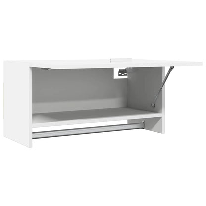 808242 vidaXL Wardrobe White 70x32,5x35 cm Engineered Wood